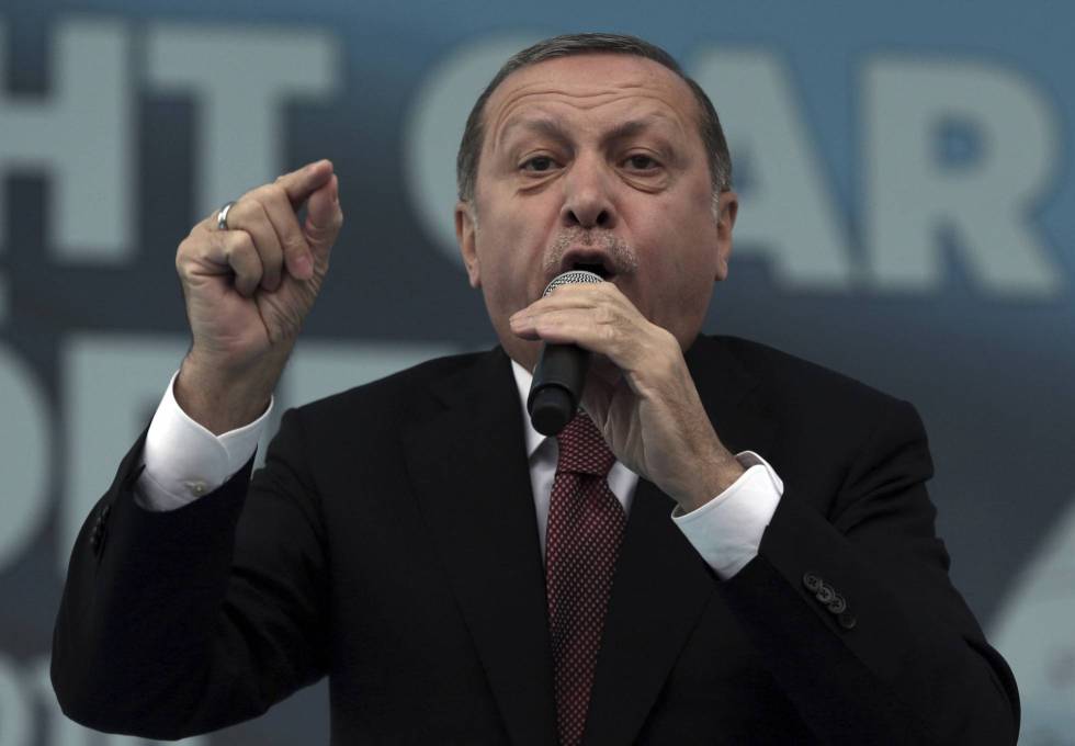 El presidente turco, Recep Tayyip Erdogan, durante un acto el pasado octubre.