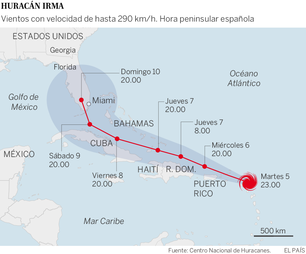 El gobernador Rick Scott: "Irma tiene potencial para ...