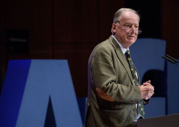 El colíder del ultraderechista Alternativa para Alemania (Afd), Alexander Gauland el pasado miércoles en un mitin en Pforzheim, al suroeste de Alemania. 