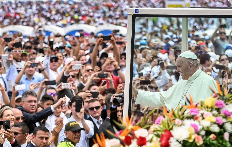 papa Francisco en Colombia