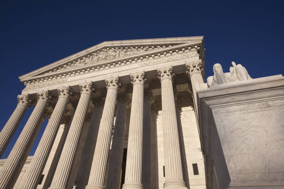 La fachada del Tribunal Supremo, en Washington.