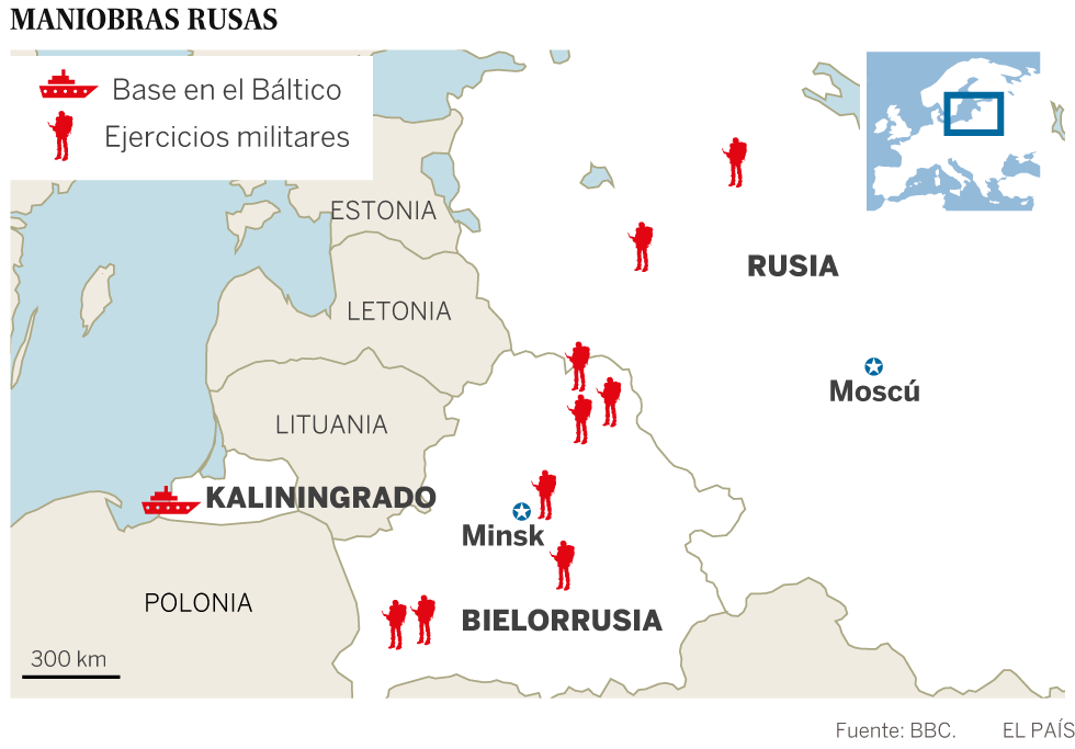 Rusia exhibe su músculo militar con unas grandes maniobras a las puertas de la UE