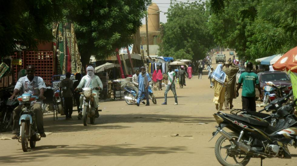 Una calle transitada de Gao, en el norte de Malí.