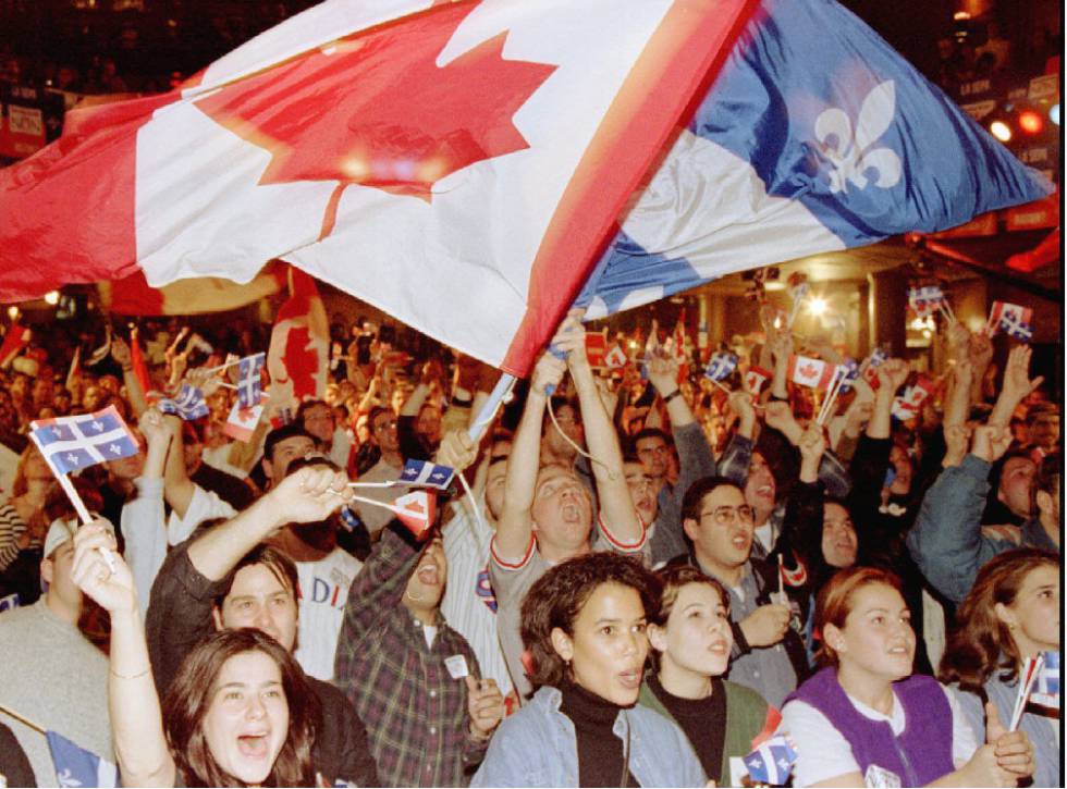 Referéndum sobre la independencia de Quebec en 1995.
