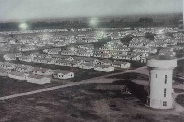 El barrio en la década de 1950, antes de ser inaugurado.