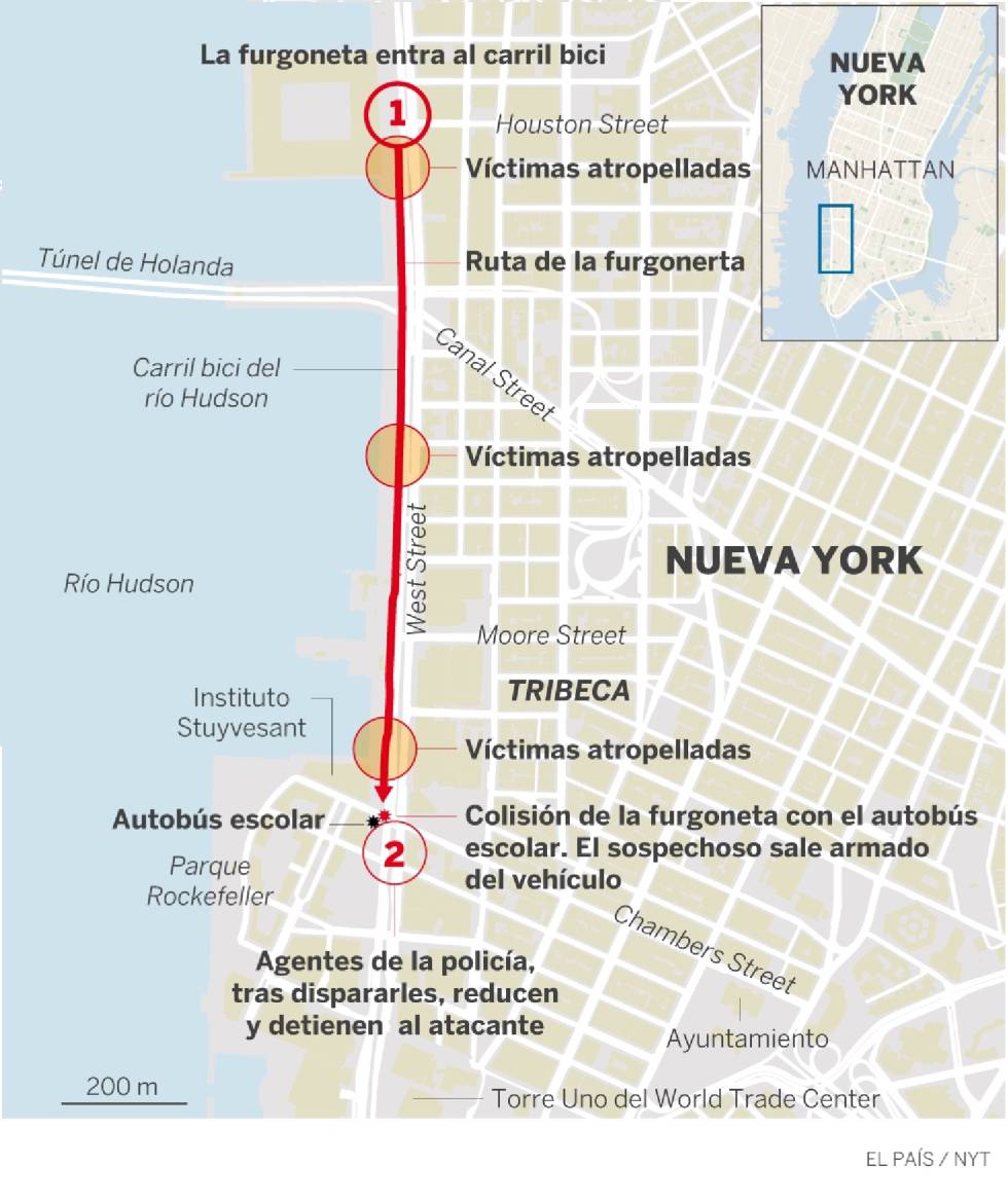 Lo que se sabe del atentado terrorista de Nueva York