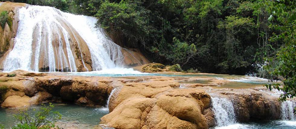 El dí­a que se quedaron sin agua las cascadas más famosas de Chiapas