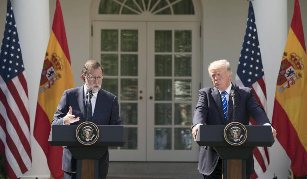 Rajoy y Trump a finales de septiembre en la Casa Blanca