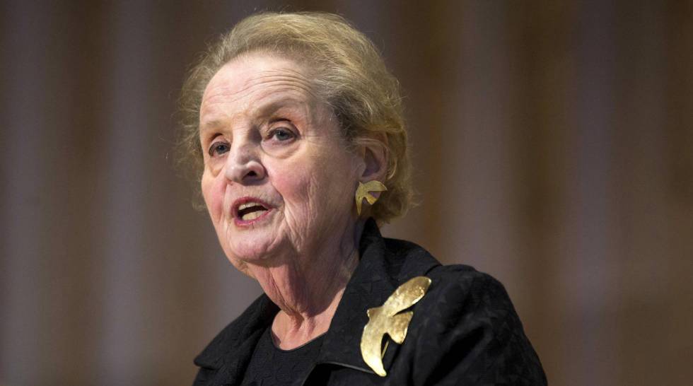 La ex secretaria de Estado estadounidense, Madeleine Albright, el año pasado