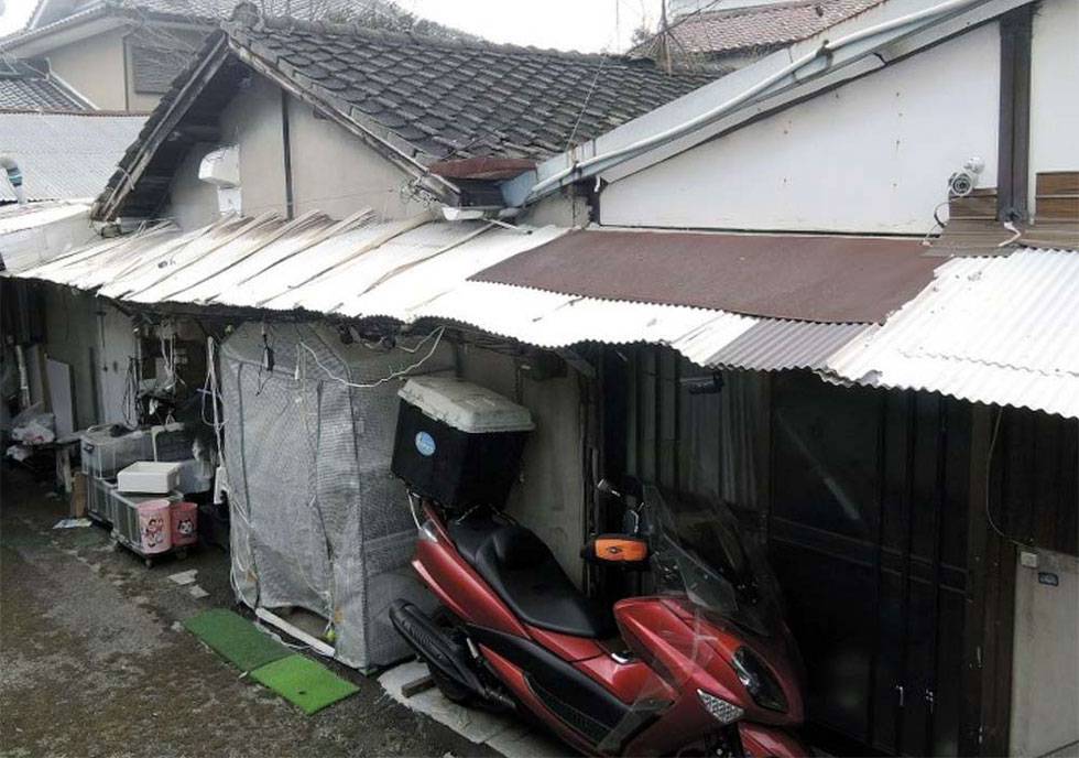 Exterior de la vivienda donde fue hallado congelado el cadáver de Airi Kakimoto.