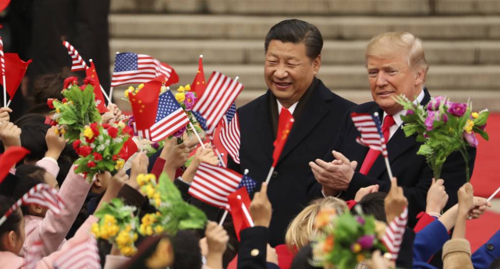 Donald Trump y Xi Jinping, el pasado mes de noviembre en Pekín.