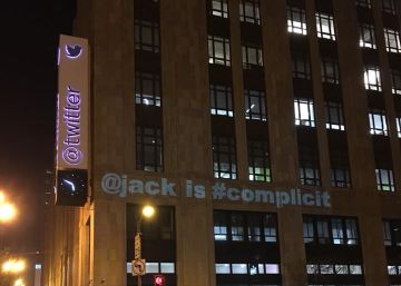Protestas contra el fundador de Twitter por mantener la cuenta de Trump: “Jack, eres cómplice”