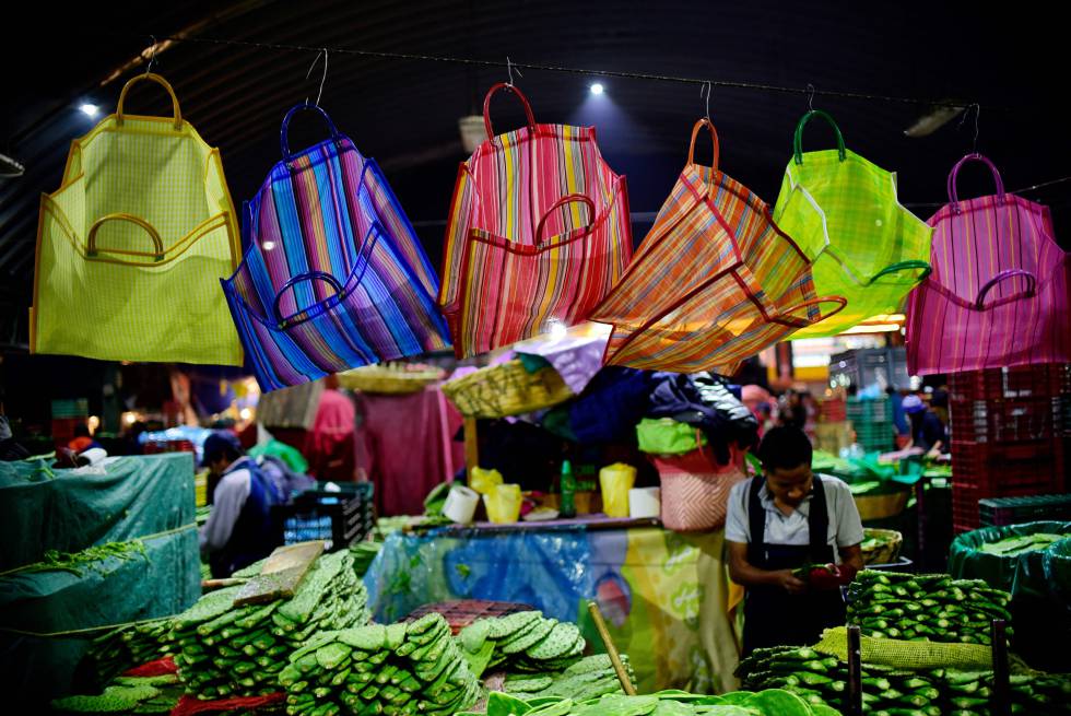 El mercado de abastos de la Ciudad de México, en diciembre.