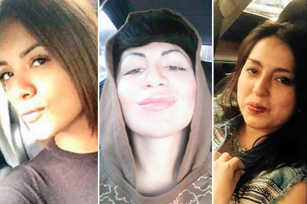 Génesis, Karen y Katya, tres de las cuatro jóvenes asesinadas.