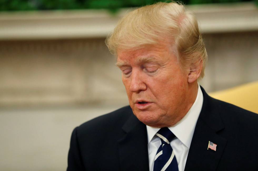 Donald Trump, en la Casa Blanca.