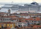 Los canales de Venecia se secan por la marea baja