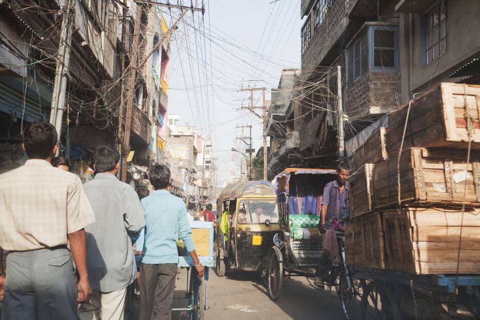 Una calle en Patna, Bihar (India), donde se ha disparado el secuestro de hombres