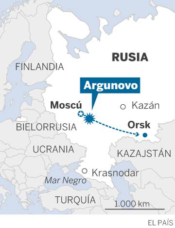 Un avión ruso se estrella cerca de Moscú y deja 71 muertos