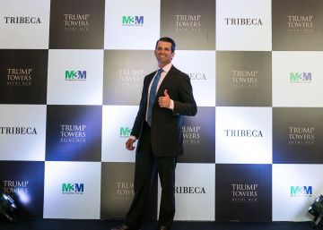 El hijo de Trump, político por un día en la India