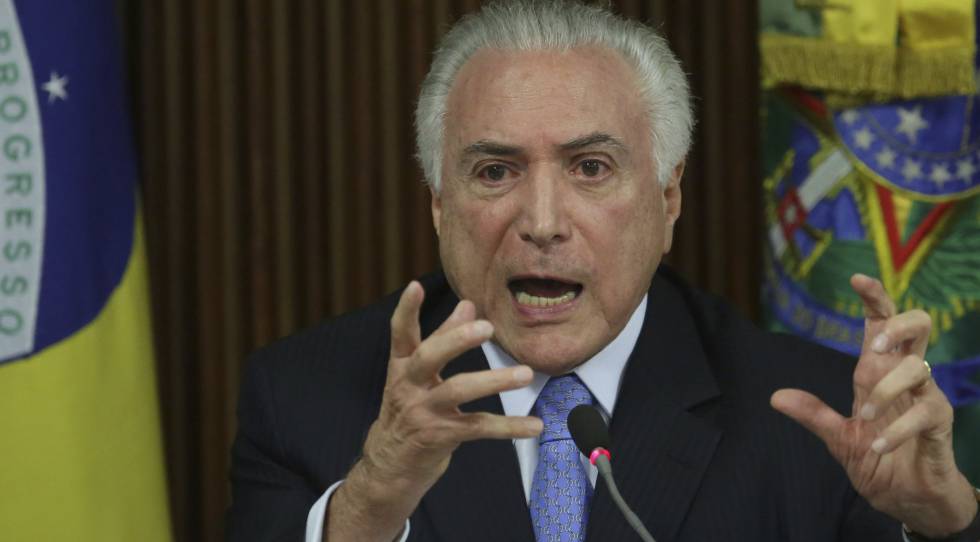 El presidente de Brasil, Michel Temer, el 1 de marzo de 2018.