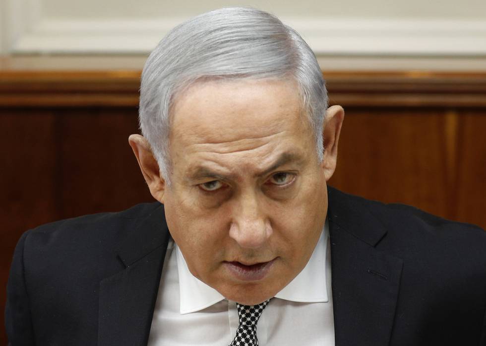 El primer ministro israelí, Benjamin Netanyahu, en una reunión ministerial.