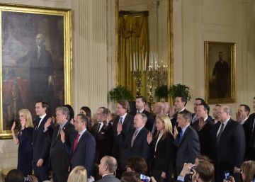 El presidente de EE UU ha perdido a un 40% de altos cargos en 13 meses de presidencia