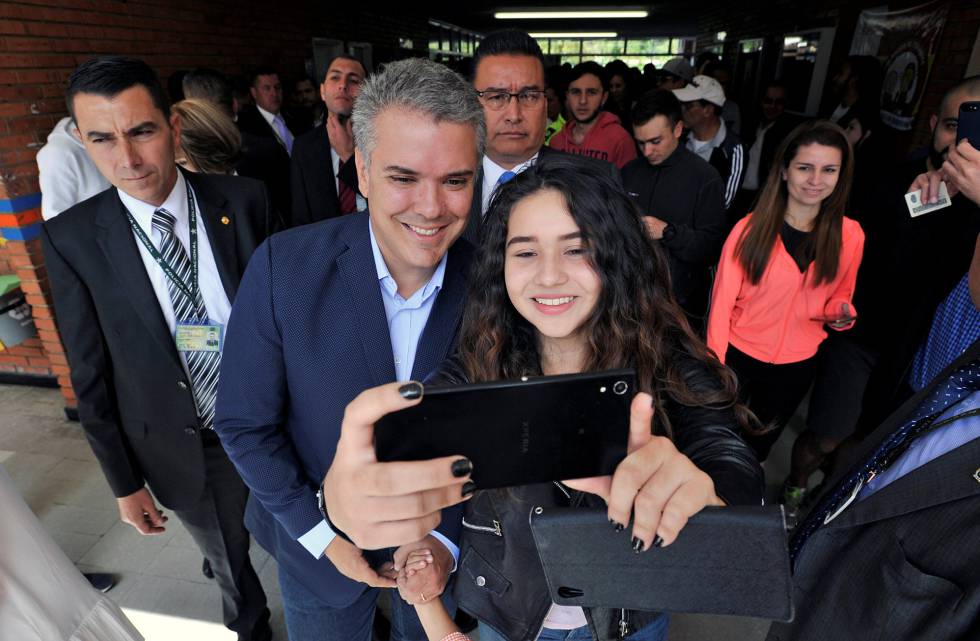 Iván Duque, candidato del uribismo a la presidencia de Colombia.