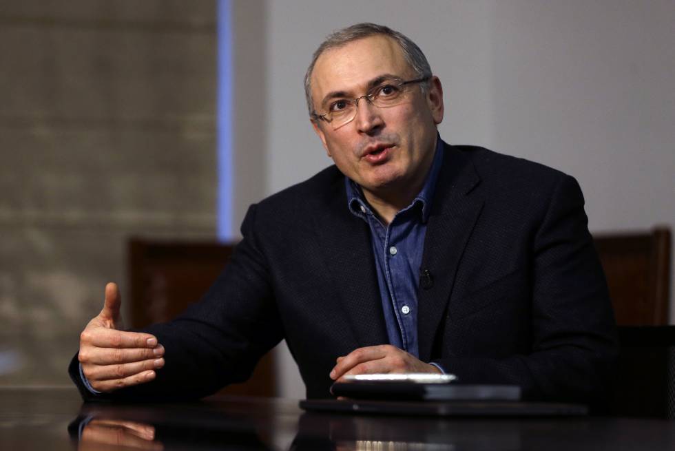 MijaÃ­l Jodorkovski, durante una entrevista en Londres el pasado 15 de febrero.