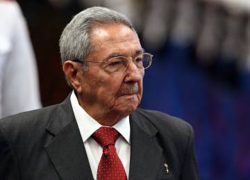 Raúl Castro na quinta-feira em Havana