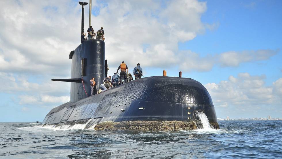 Resultado de imagen para Fotos del submarino el ARA San Juan