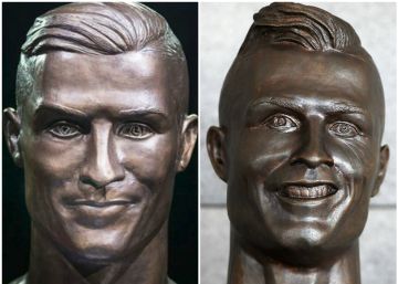 Un ‘lifting’ para el busto de Cristiano Ronaldo