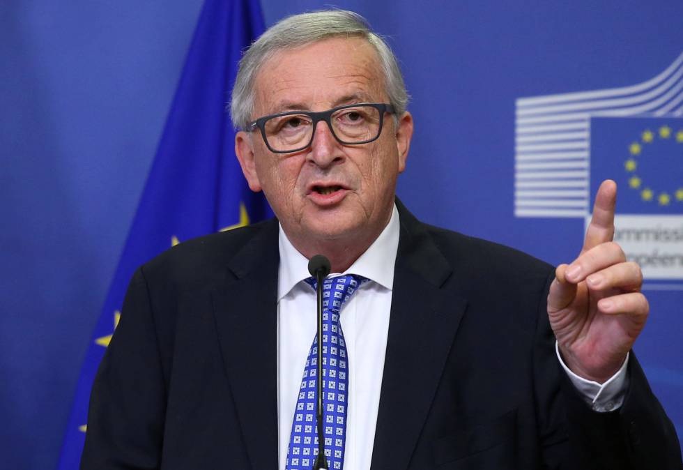 Jean Claude Juncker, presidente de la ComisiÃ³n Europea, el 12 de abril en Bruselas.