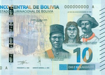 Bolivia estrena billetes: sin hoja de coca y con héroes indígenas