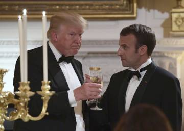 La visita oficial de Macron a Estados Unidos, en imágenes
