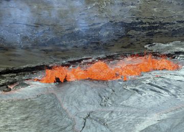El lago del cráter del Kilauea, en Hawái, vuelve a hervir por la lava
