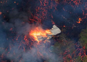 La lava del Kilauea devora una veintena de casas en Hawái