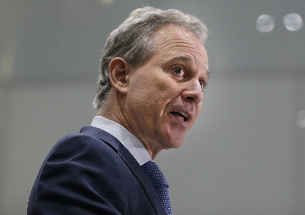 El fiscal general de Nueva York, Eric Schneiderman, en un acto del pasado septiembre.