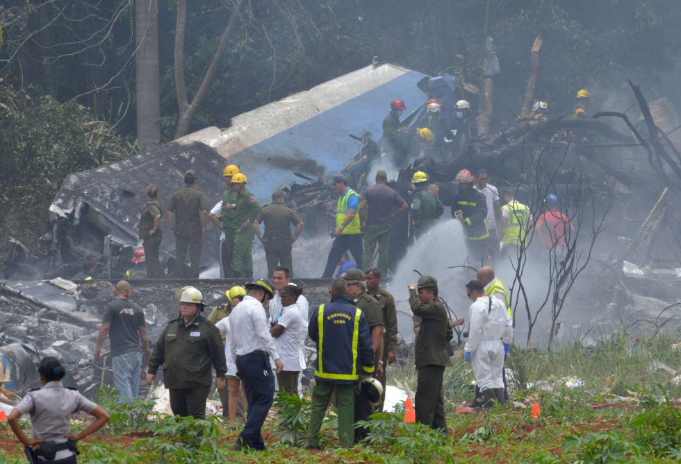 Accidente de avion en Cuba
