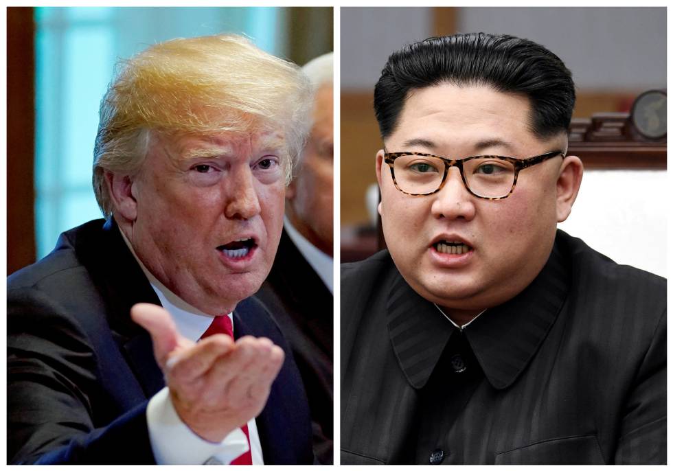 Donald Trump y Kim Jong-un.