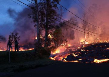 La lava del volcán Kilauea llega a la planta geotérmica y cubre uno de sus pozos