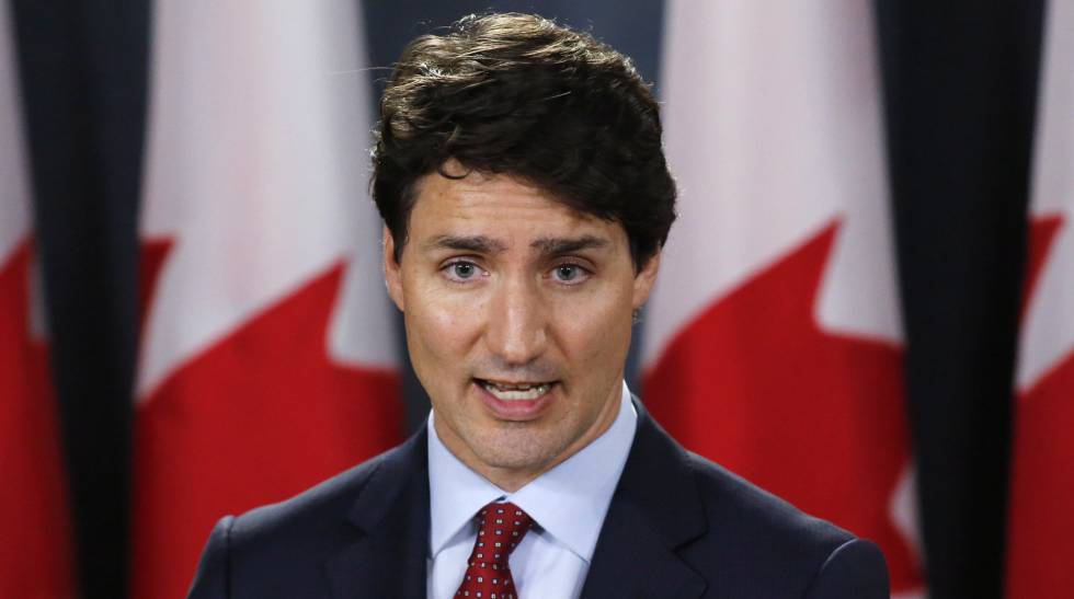 El primer ministro canadiense, Justin Trudeau, este jueves.