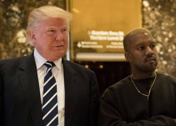 La relación adolescente entre Donald Trump y Kanye West