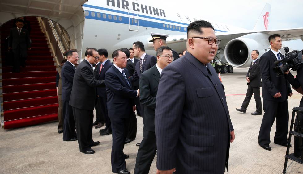 Resultado de imagen para Kim Jong-un llegó a Singapur
