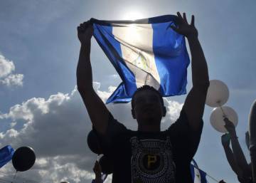Manifestación en Nicaragua para pedir la dimisión de Daniel Ortega