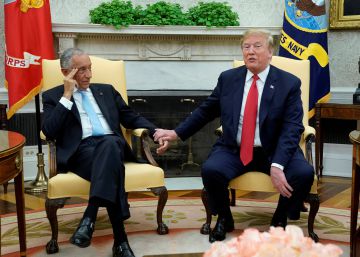 Cristiano Ronaldo propicia una apasionada conversación entre Trump y el presidente portugués