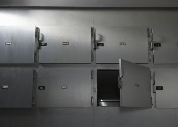 La morgue de un hospital. 