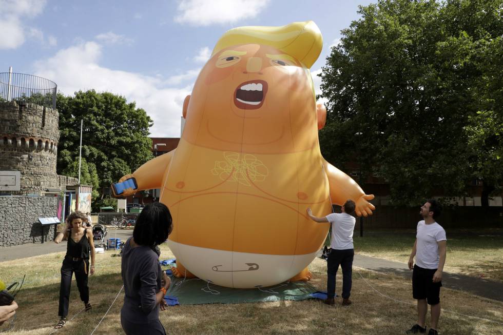 Resultado de imagen para inflablede Trump en Londres
