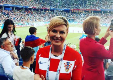 La hincha número uno de Croacia: su presidenta