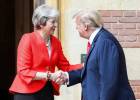 Trump y May comparecen tras las críticas del presidente de EE UU por el Brexit blando