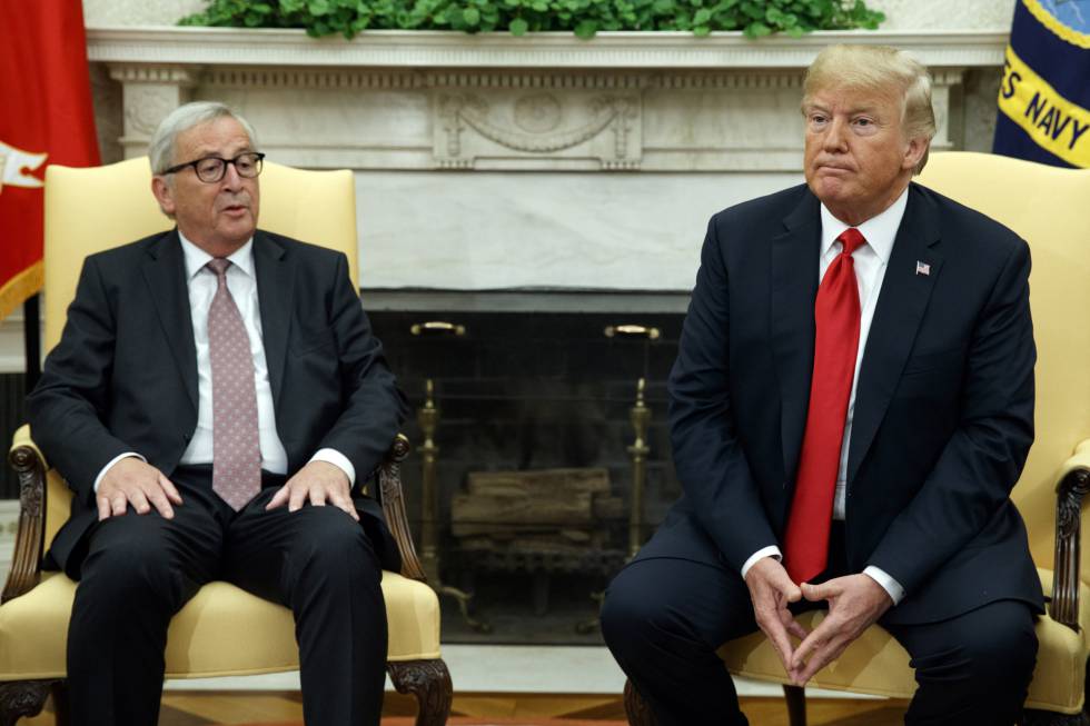 Juncker y Trump, este miércoles en el Despacho Oval